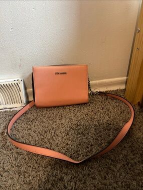 Steve Madden Peach Crossbody Bag with Chain Strap